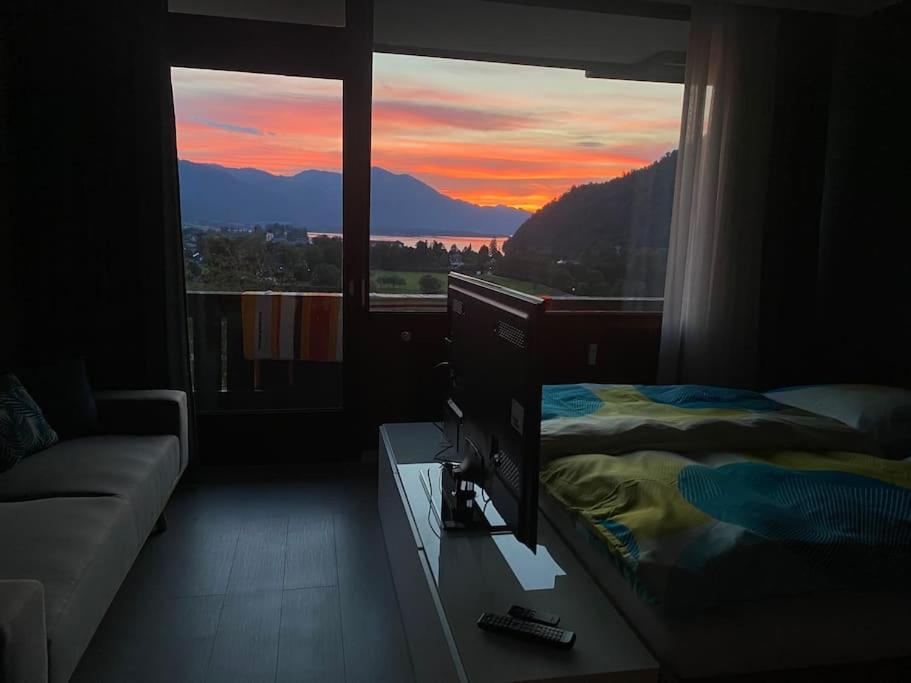 שטרובל Schoene Ferienwohnung Mit Wolfgangseeblick מראה חיצוני תמונה
